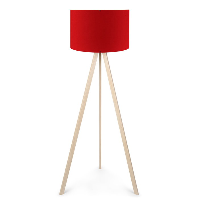 Opviq Lámpara de Pie AYD-1572 Rojo y Crema Opviq Lámpara de Pie AYD-1572 Rojo y Crema